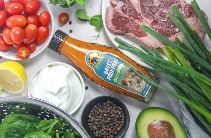 Grilled Steak Salad With Ghost Peri Peri Dressing – African Dream Foods
