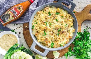 Cauliflower mac n cheese